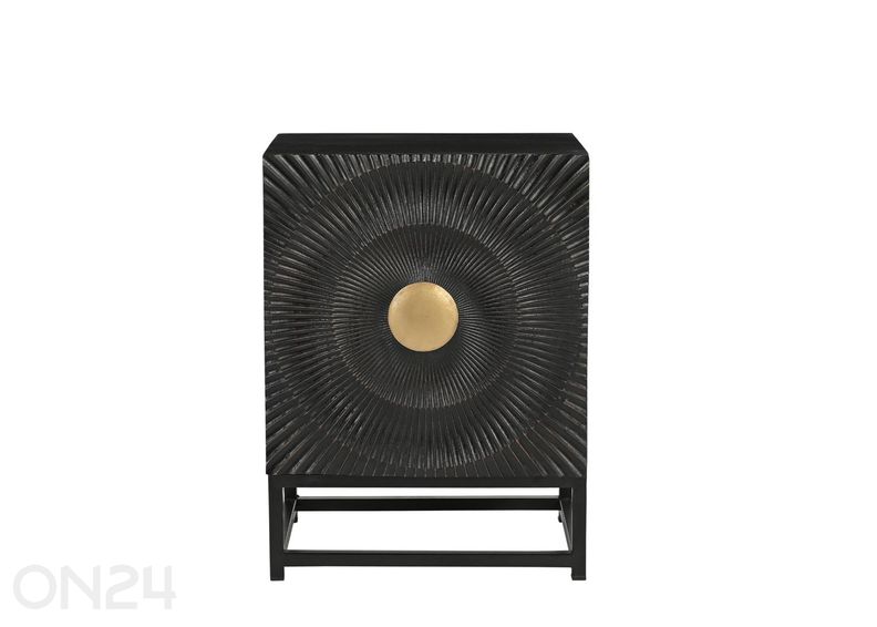 Öökapp Black Smooth 45 cm suurendatud