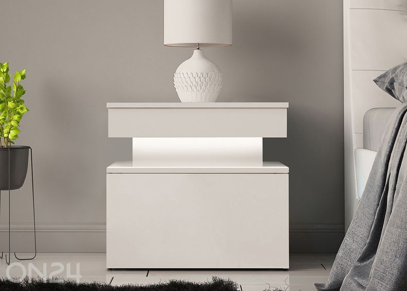 Öökapp Glossa 55 cm + LED suurendatud