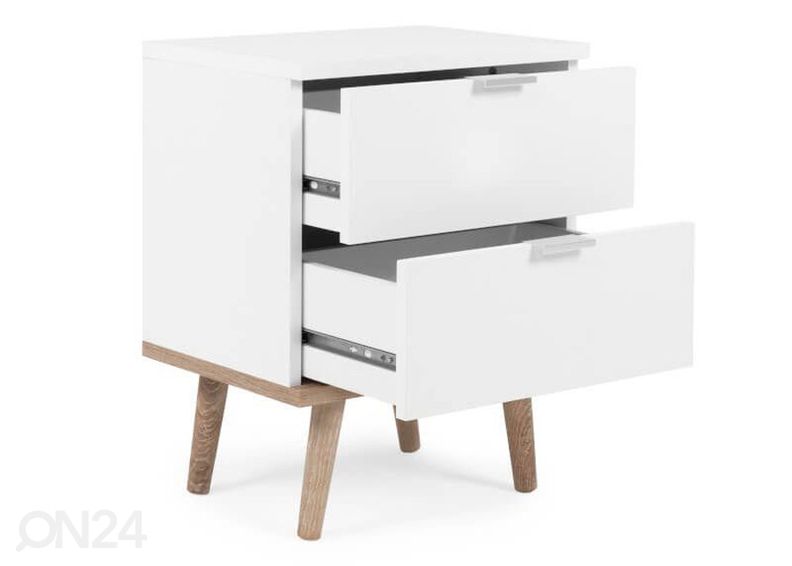 Öökapp Göteborg valge/sonoma tamm suurendatud