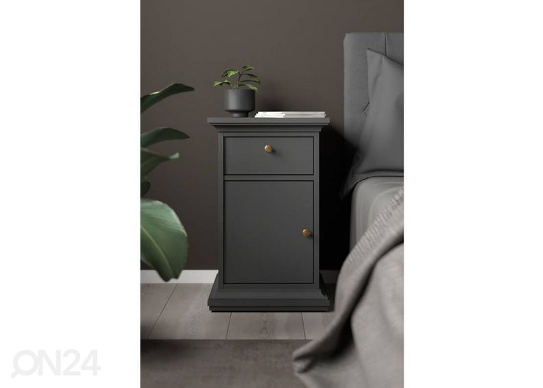 Öökapp Paris 40 cm, matt hall suurendatud