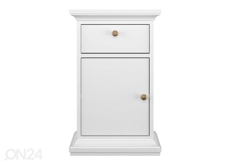 Öökapp Paris 40 cm, valge suurendatud