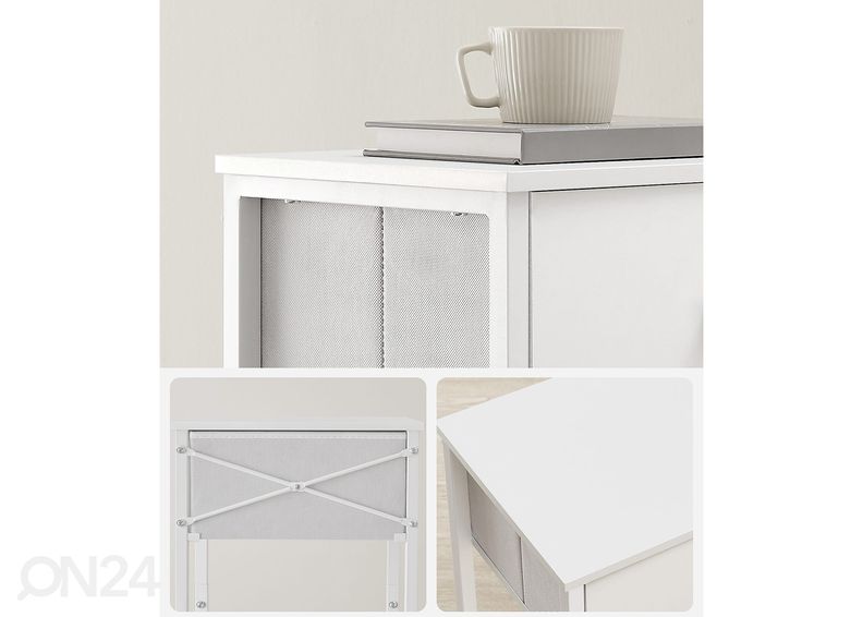 Öökapp, valge suurendatud