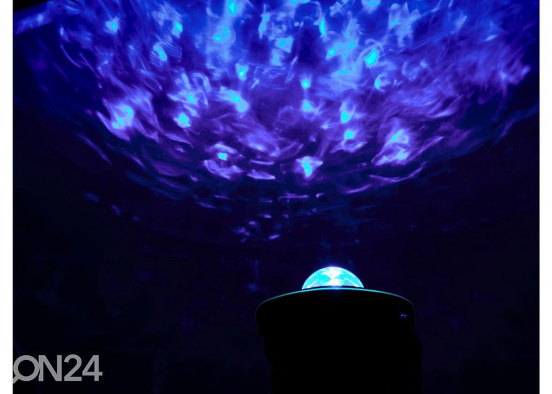 Öölamp / kõlar Täheprojektor LED suurendatud