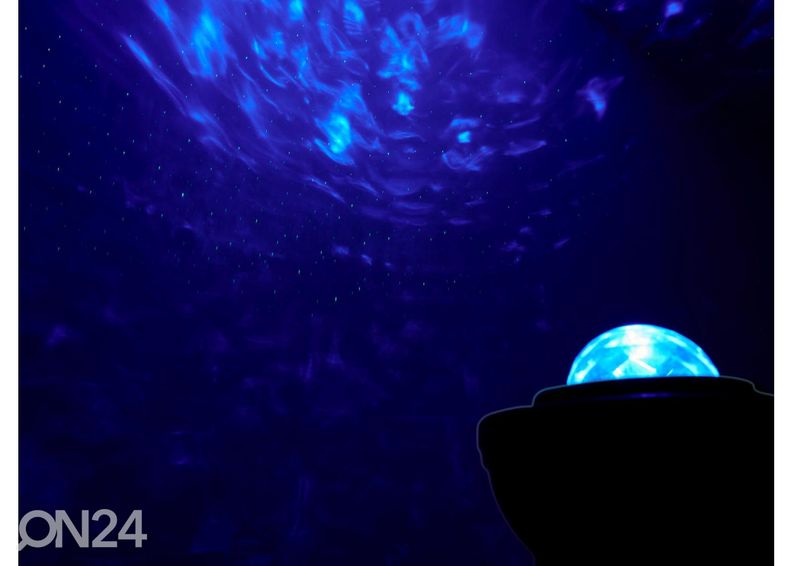 Öölamp / kõlar Täheprojektor LED suurendatud