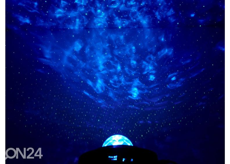 Öölamp / kõlar Täheprojektor LED suurendatud