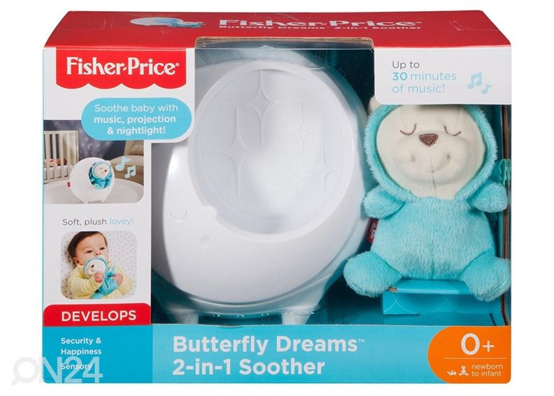 Öölamp muusikaga Fisher Price suurendatud