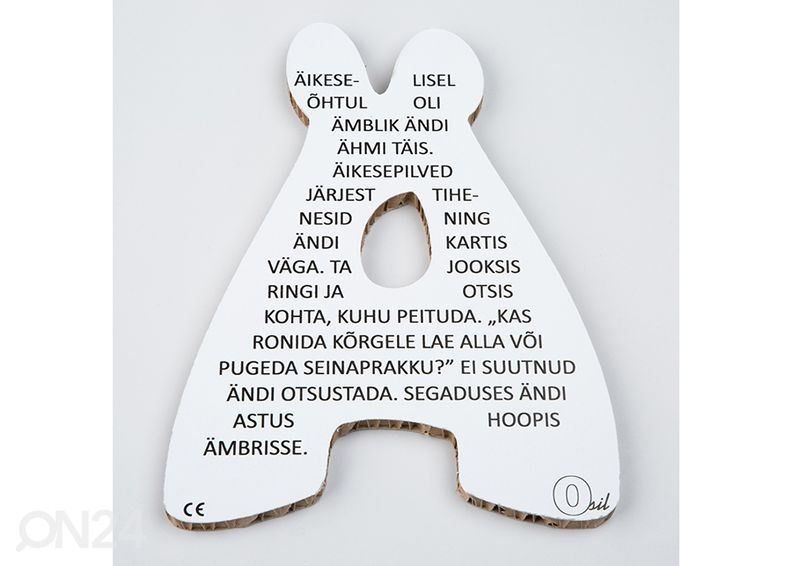 Osil dekoratiivnetäht Ä suurendatud