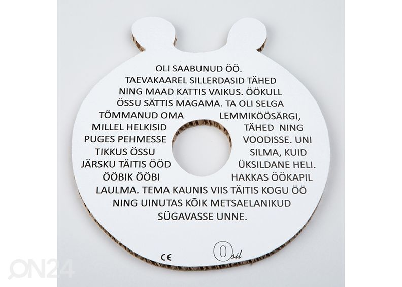 Osil dekoratiivnetäht Ö suurendatud