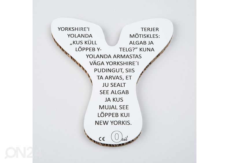 Osil dekoratiivnetäht Y suurendatud