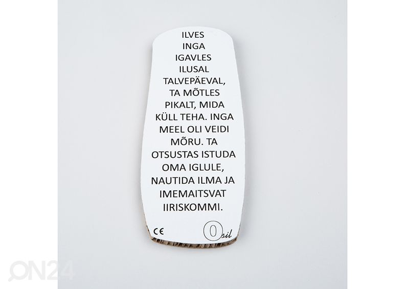 Osil dekoratiivtäht I suurendatud