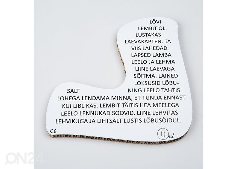 Osil dekoratiivtäht L suurendatud