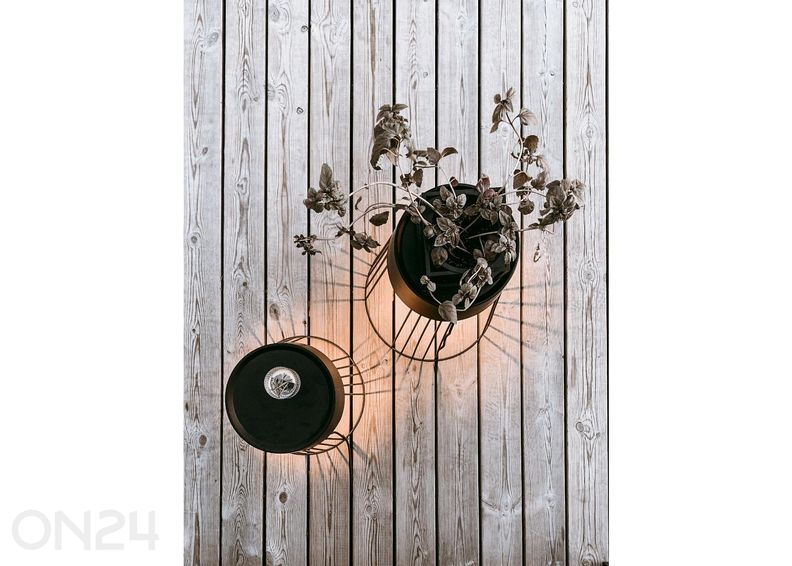 Õuevalgusti Koster, must suurendatud