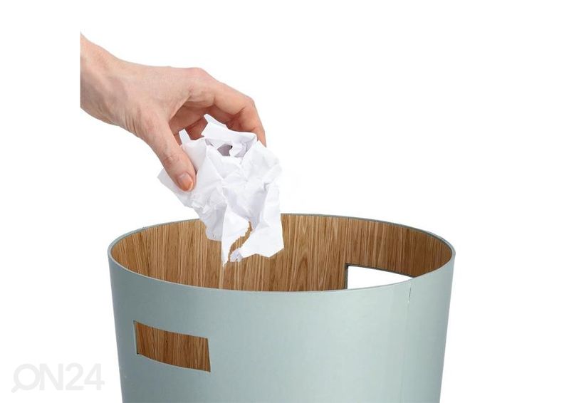 Paberikorv, münt suurendatud