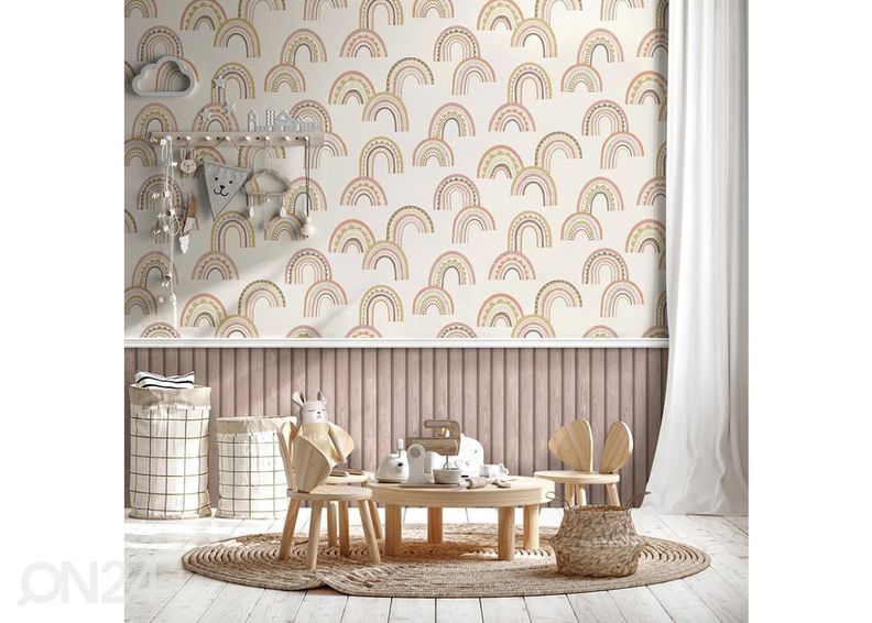 Pabertapeet Boho Rainbow suurendatud