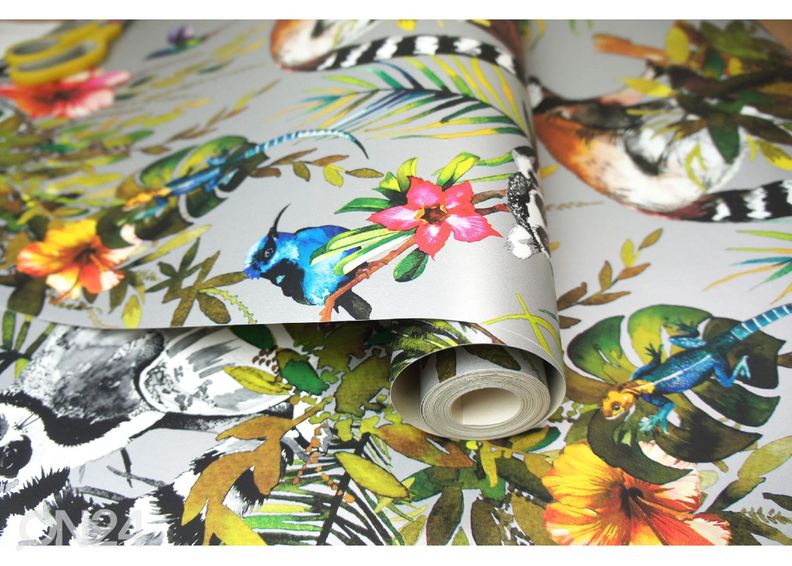 Pabertapeet Lemur suurendatud