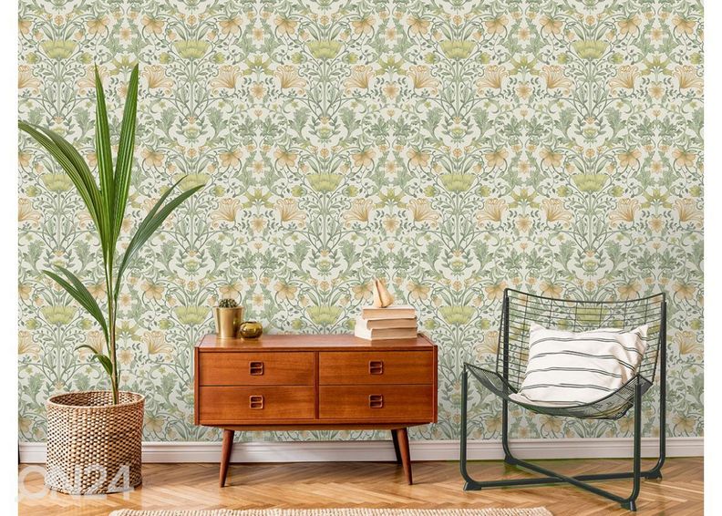 Pabertapeet Vintage Floral suurendatud