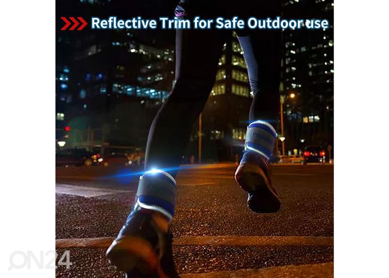 Pahkluu/randme raskused ProIron, 2 kg, 2 tk, must suurendatud