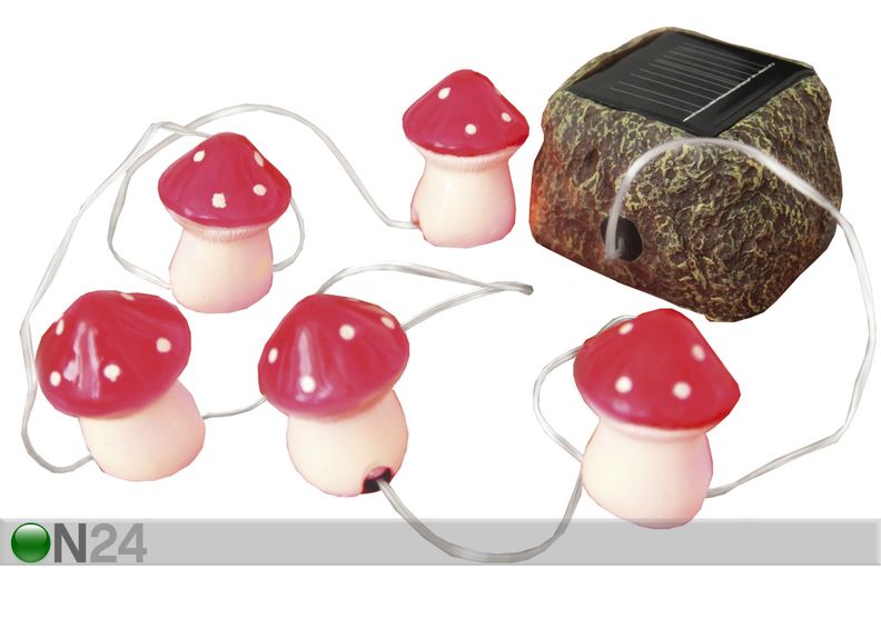 Päikesepaneeliga aiavalgusti 6 LED suurendatud