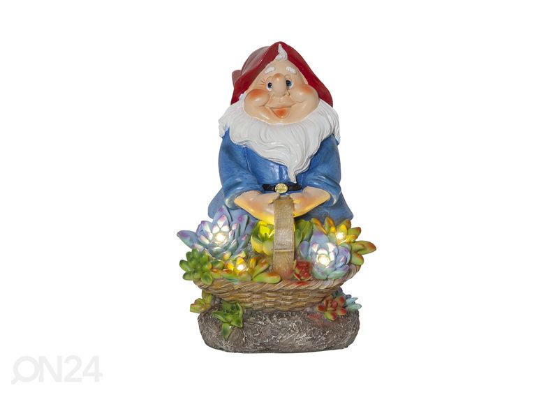 Päikesepaneeliga aiavalgusti Gnomy suurendatud