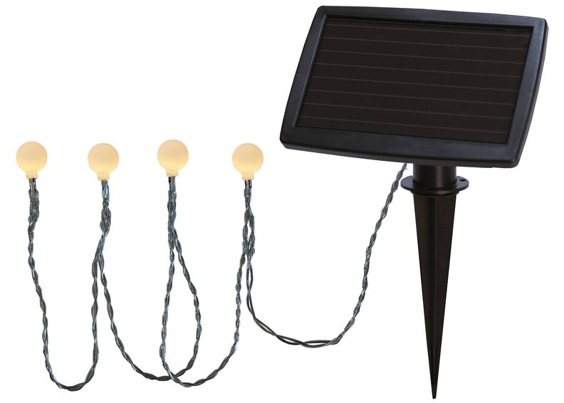 Päikesepaneeliga aiavalgustikett 20LED suurendatud