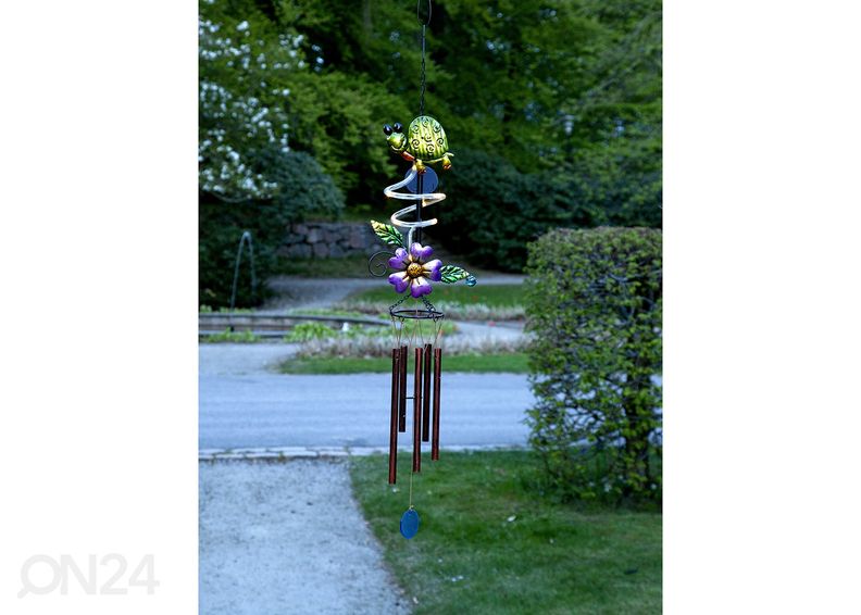 Päikesepaneeliga tuulekell Turtle suurendatud