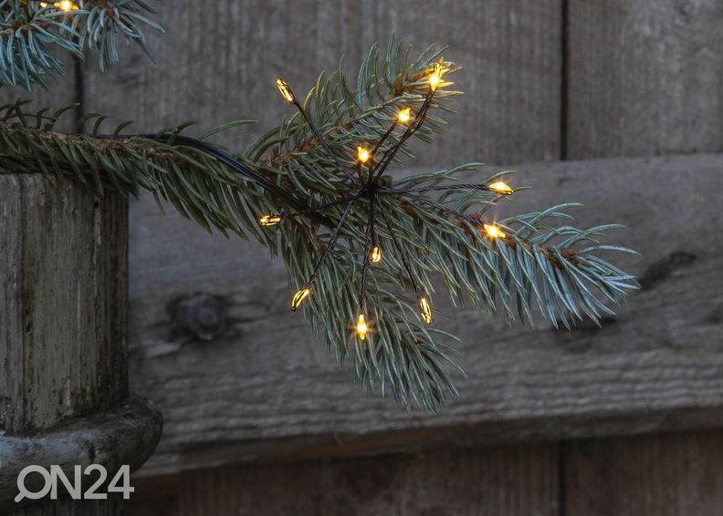 Päikesepaneeliga valguskett Firework, 200 cm suurendatud