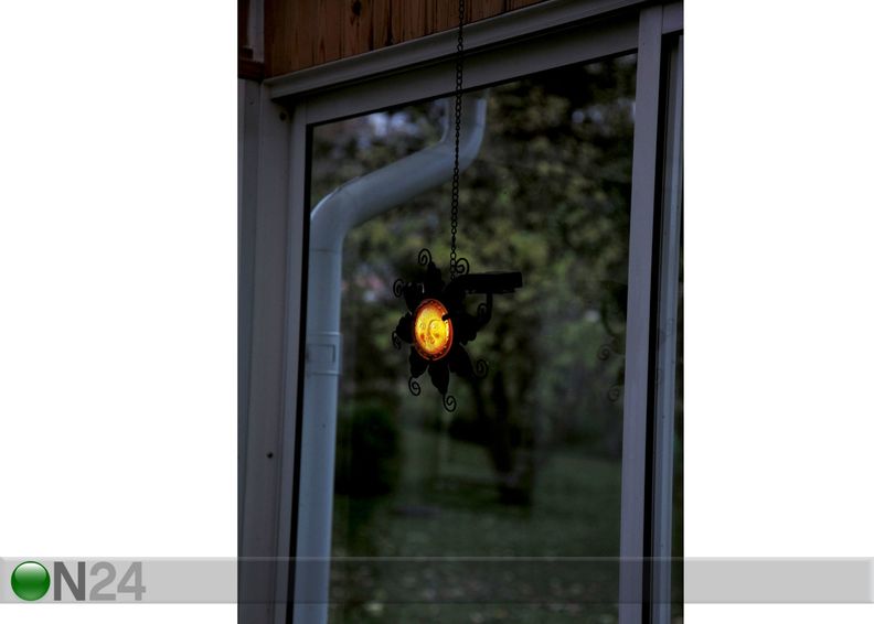 Päikesepaneeliga välivalgusti Flower LED suurendatud