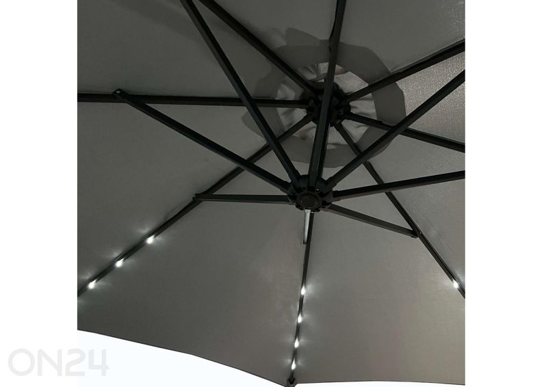 Päikesevari Milin + LED Ø 3 m suurendatud