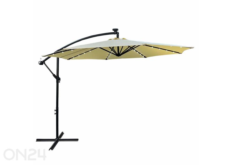 Päikesevari Milin + LED Ø 3 m suurendatud