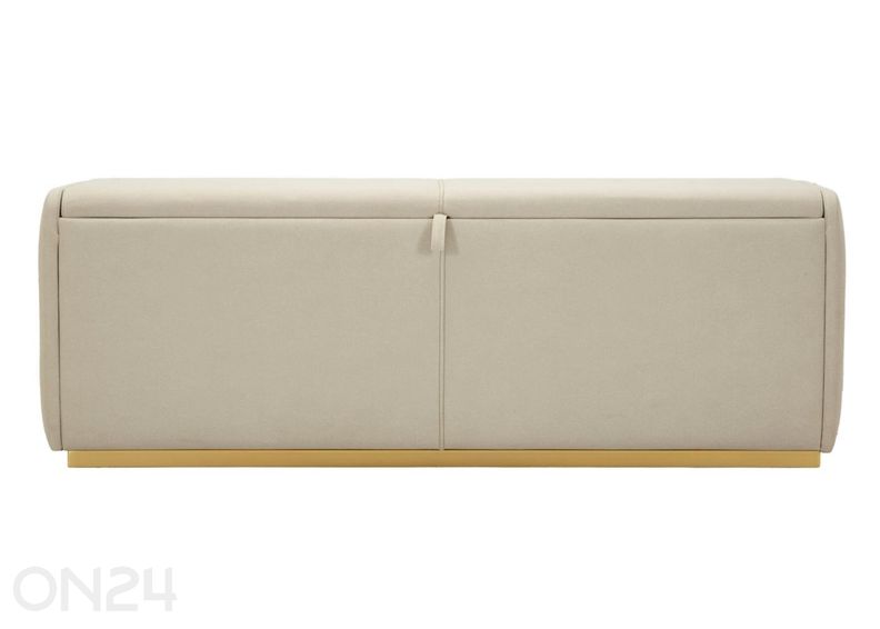 Panipaigaga tumba 130 cm, kreemjas suurendatud