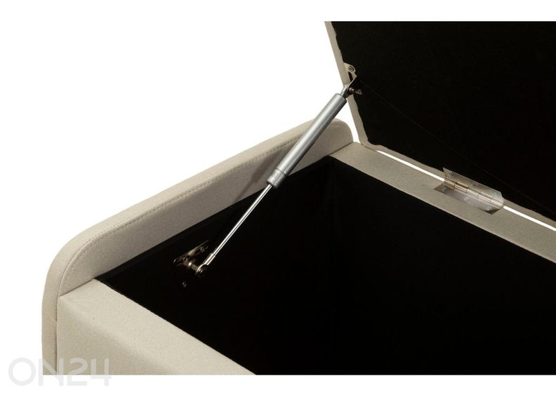 Panipaigaga tumba 130 cm, kreemjas suurendatud