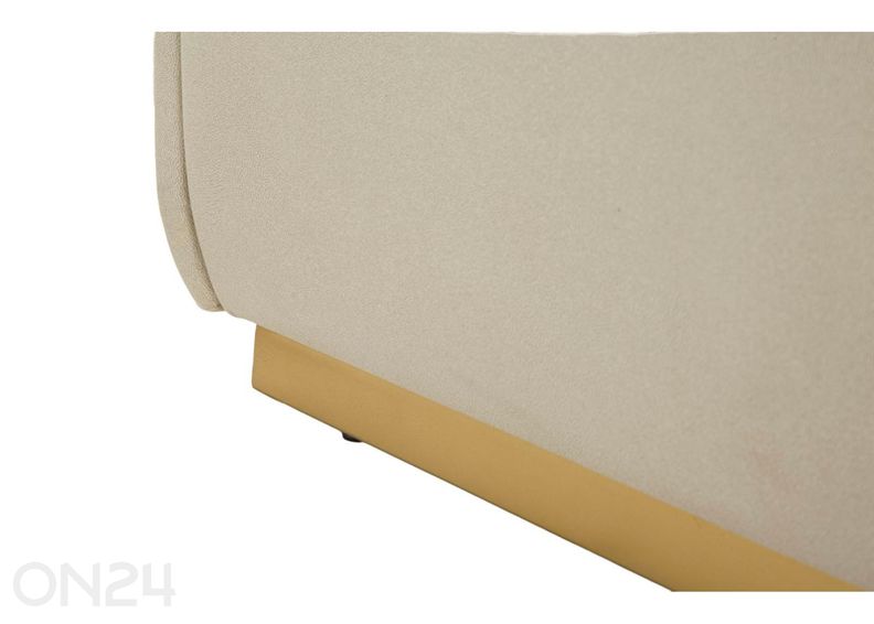 Panipaigaga tumba 130 cm, kreemjas suurendatud