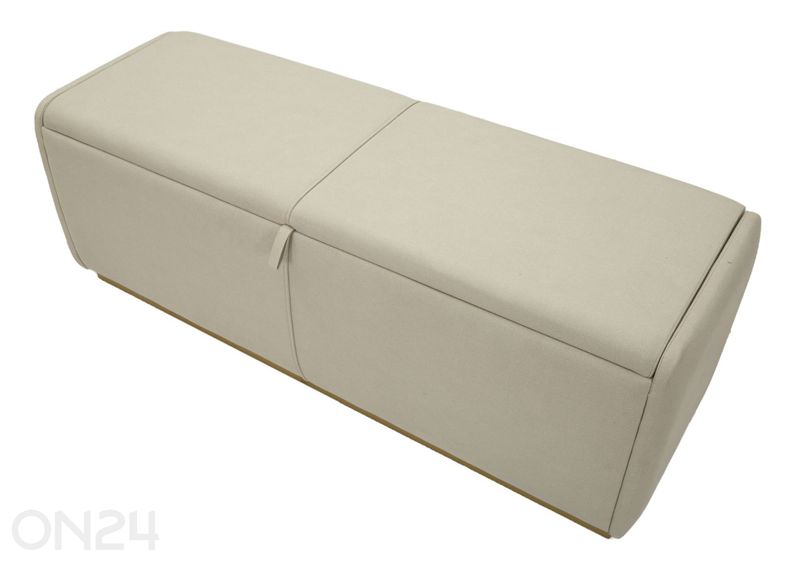 Panipaigaga tumba 130 cm, kreemjas suurendatud