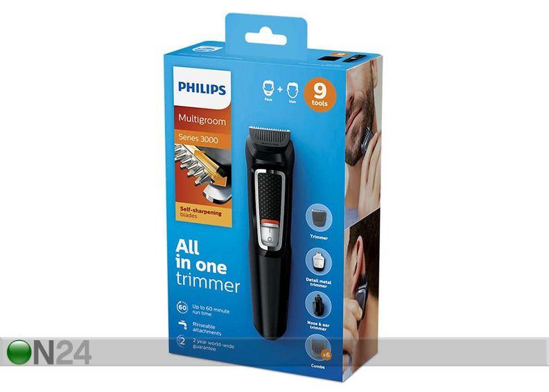 Pardel Philips Multigroom 3000 suurendatud