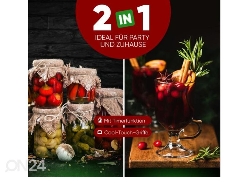 Pastöriseerija-joogimahuti 32L ProfiCook PCEKA1283 suurendatud