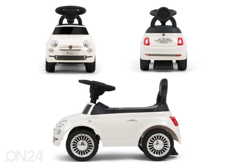 Pealeistumisauto Fiat 500 valge suurendatud