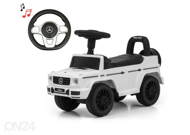 Pealeistumisauto Mercedes G350D, valge suurendatud