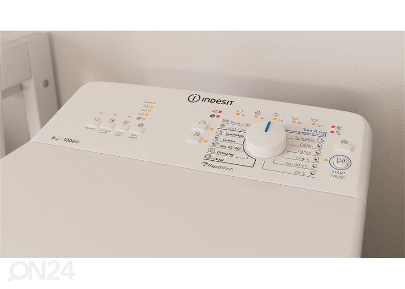 Pealtlaetav pesumasin Indesit BTWL60400EEN suurendatud