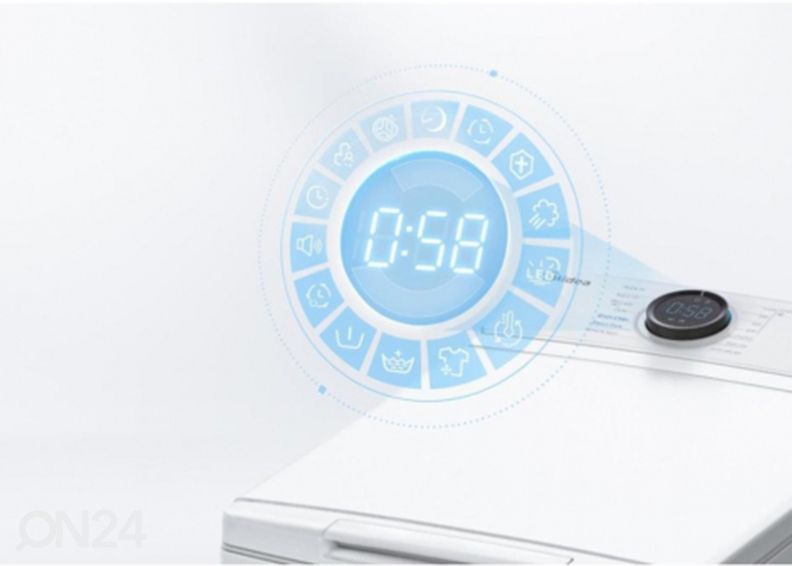 Pealtlaetav pesumasin Midea MF100T60B/W-HR suurendatud