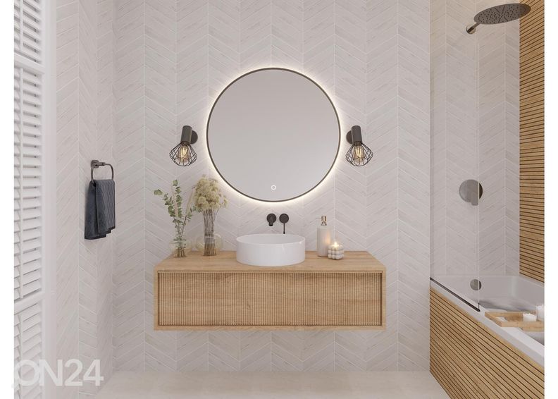 Peegel 80 cm LED valgustusega suurendatud