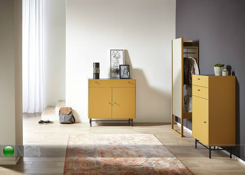 Peegliga garderoob Monteo suurendatud