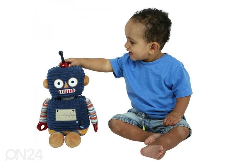 Pehme Robot tumesinine suurendatud