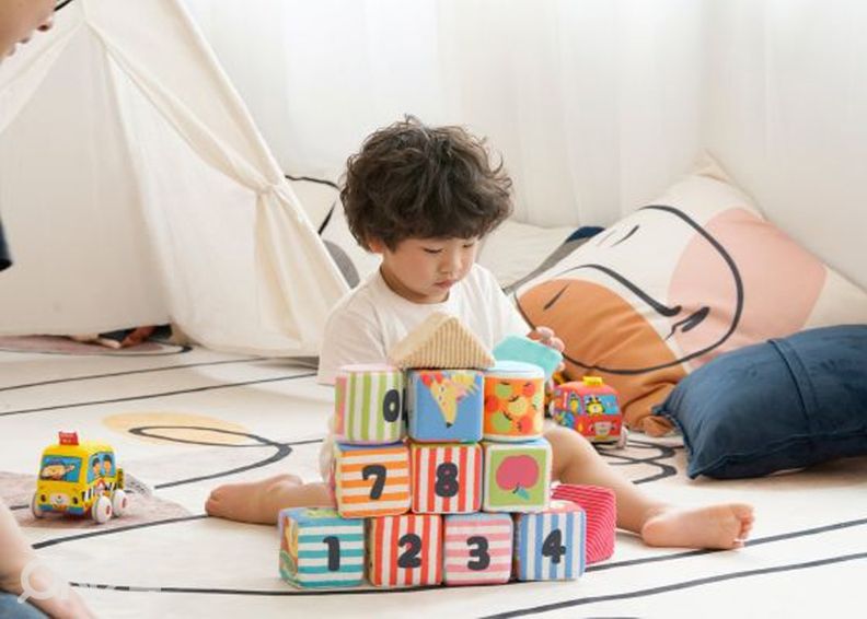 Pehmed õppeklotsid suurendatud