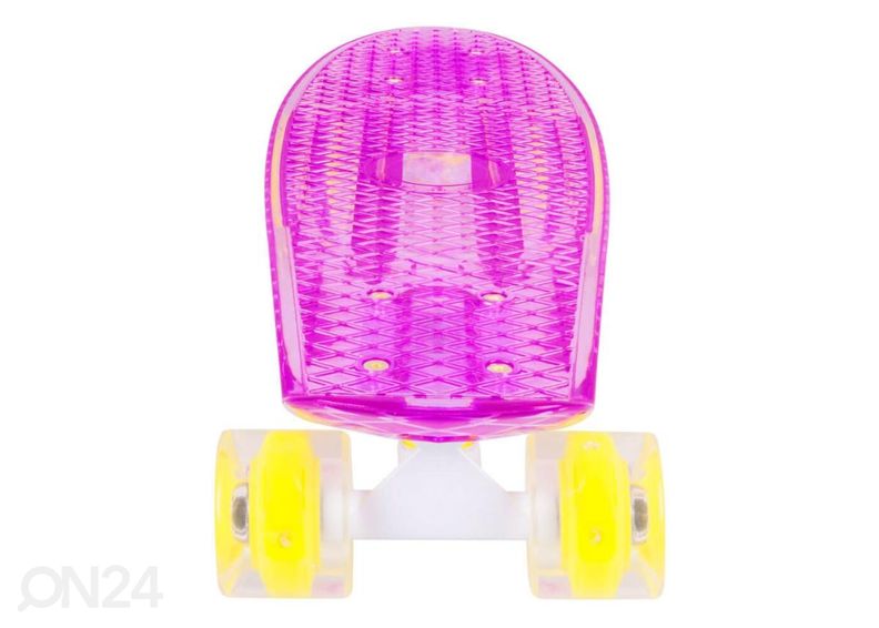 Penny Board vilkuvate ratastega WORKER Transpy 300 22" suurendatud