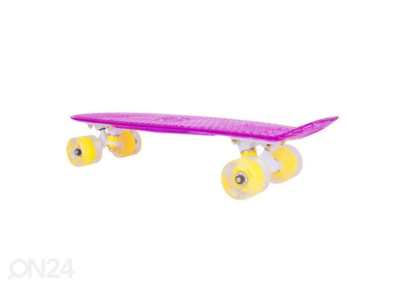 Penny Board vilkuvate ratastega WORKER Transpy 300 22" suurendatud