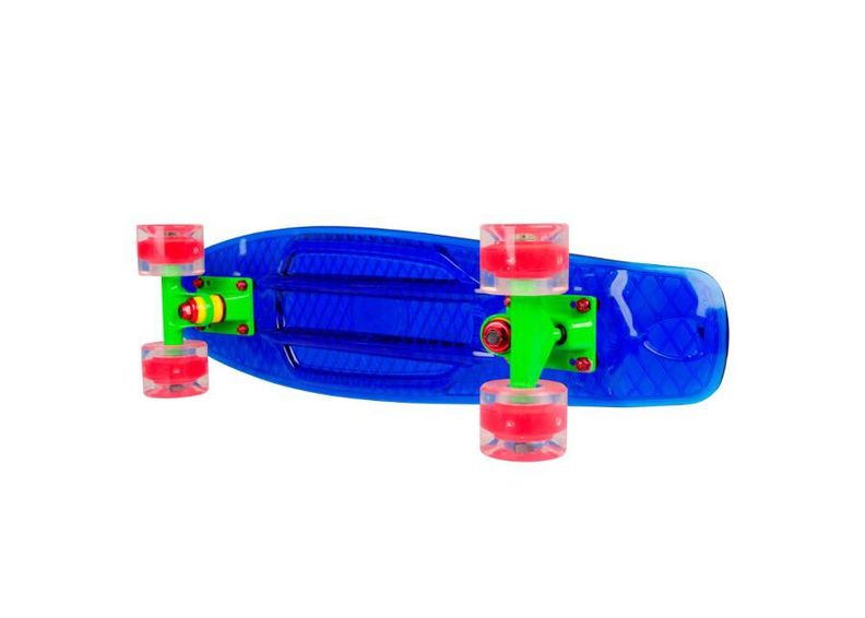 Penny board WORKER Transpy 400 22” vilkuvad rattad suurendatud