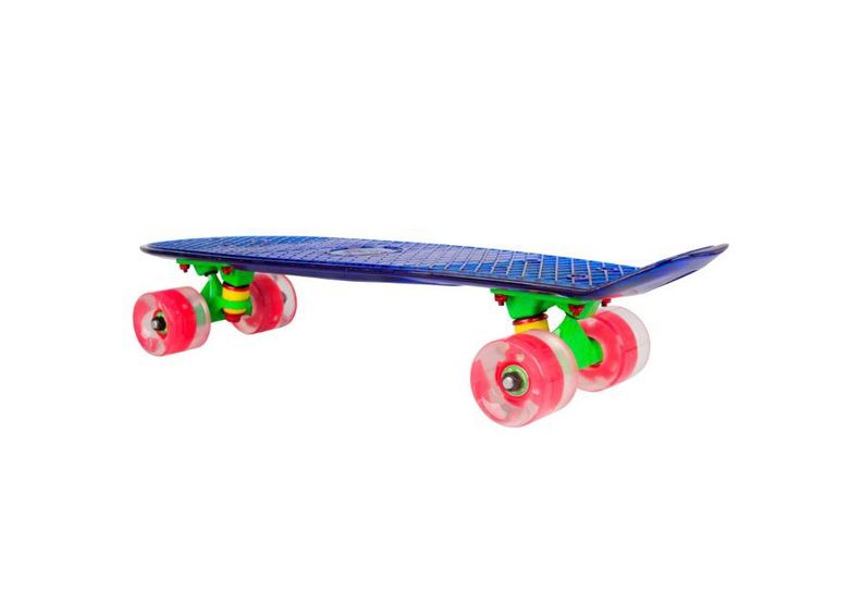 Penny board WORKER Transpy 400 22” vilkuvad rattad suurendatud