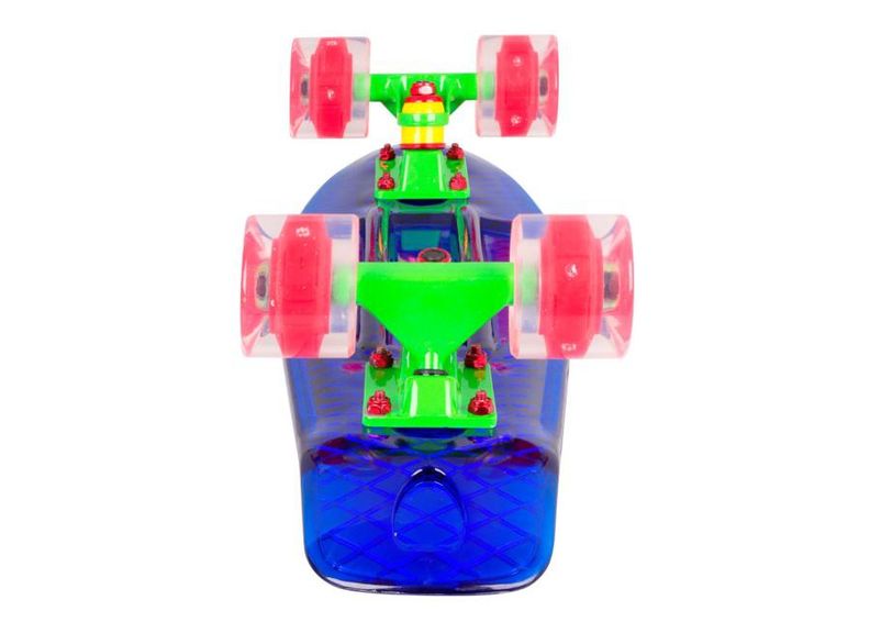 Penny board WORKER Transpy 400 22” vilkuvad rattad suurendatud