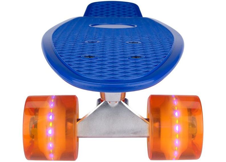 Pennyboard plastiks 22.5" LED Nijdam suurendatud