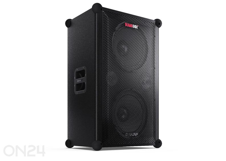 Peokõlar Sharp SUMOBOX Pro, 200W RMS, IPX4, must suurendatud